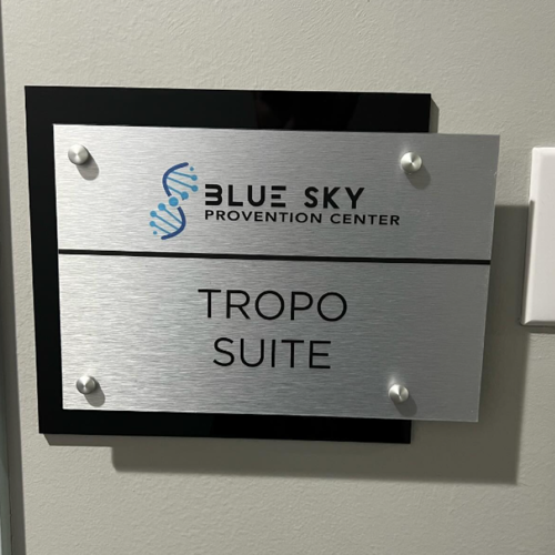 Blue Sky Room Sign
